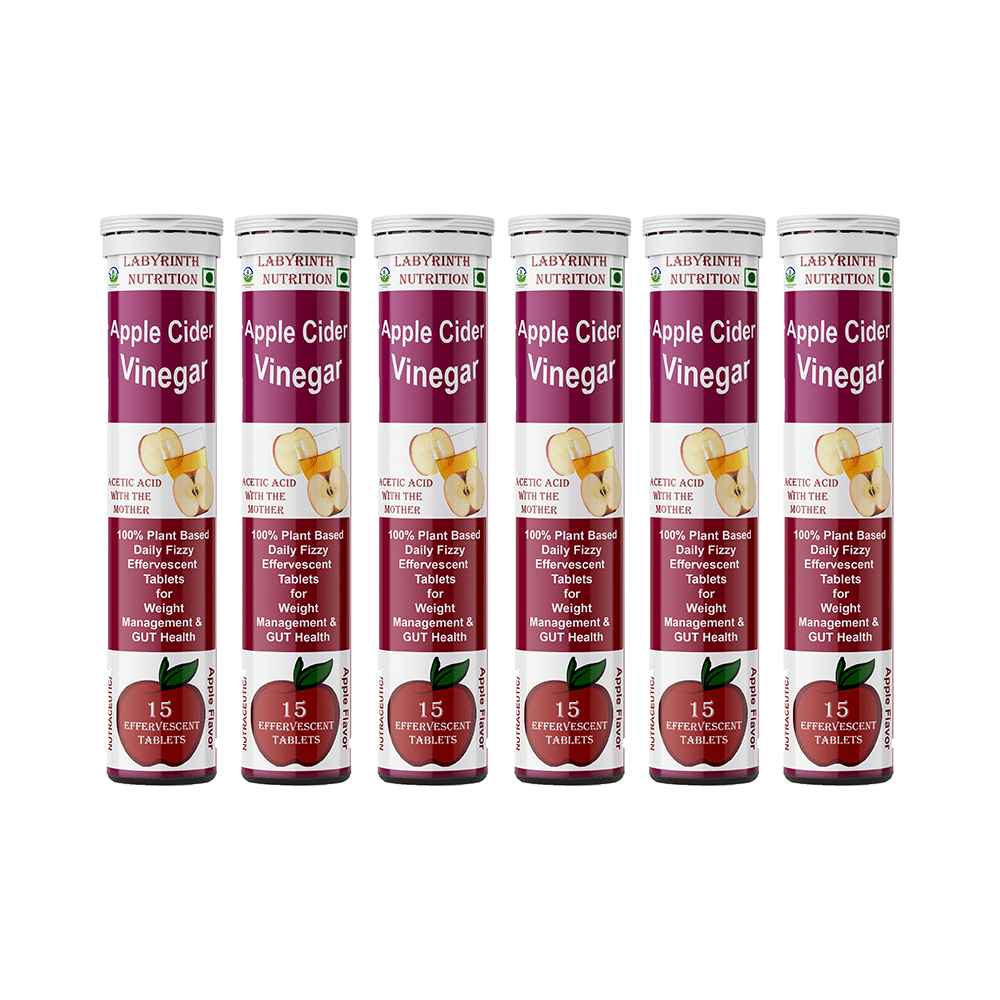 Labyrinth ACV Effervescent Tablet (15 Each) Apple