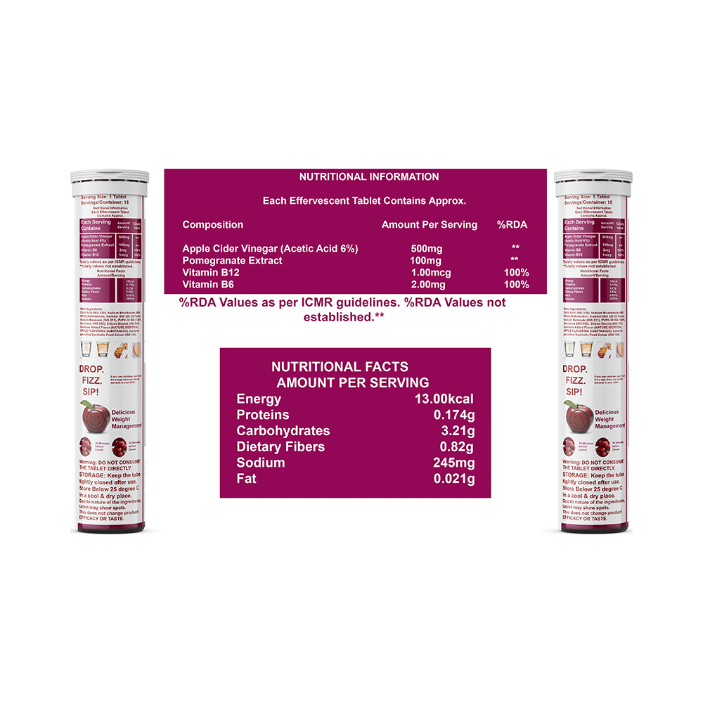 Labyrinth ACV Effervescent Tablet (15 Each) Apple - Image 6