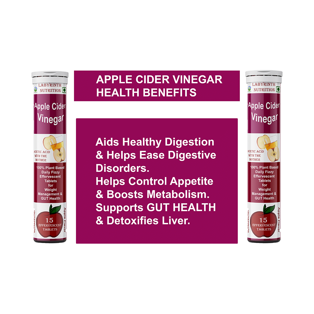 Labyrinth ACV Effervescent Tablet (15 Each) Apple - Image 7