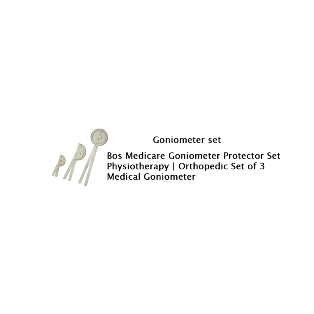 Bos Medicare Surgical 3 in 1 Metal Goniometer Set - Image 5