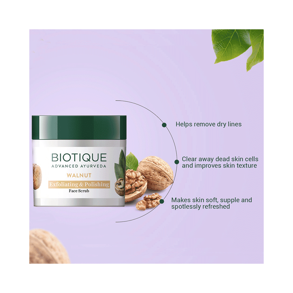 Biotique Walnut Exfoliating & Polishing Scrub - Image 4