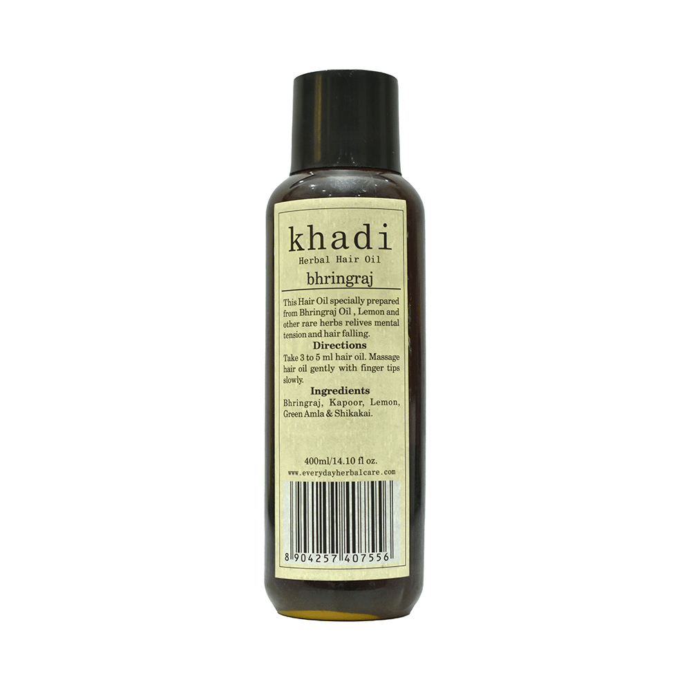 Khadi Herbal Hair Oil Bhringraj - Image 1