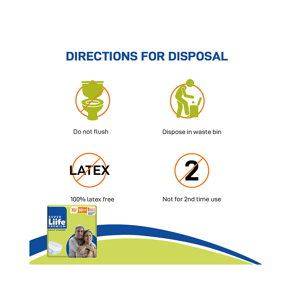 Super Liife Premium Adult Diaper (10 Each) XL - Image 5