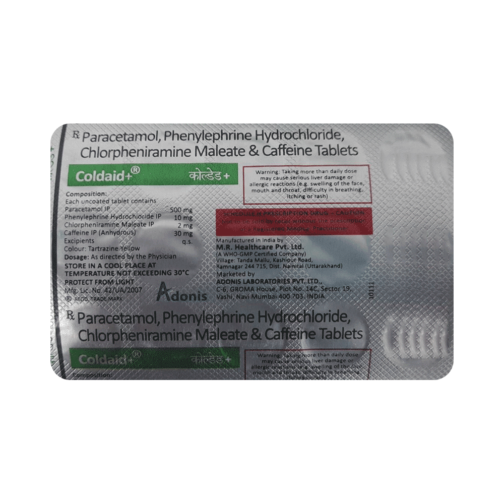 Coldaid + Tablet