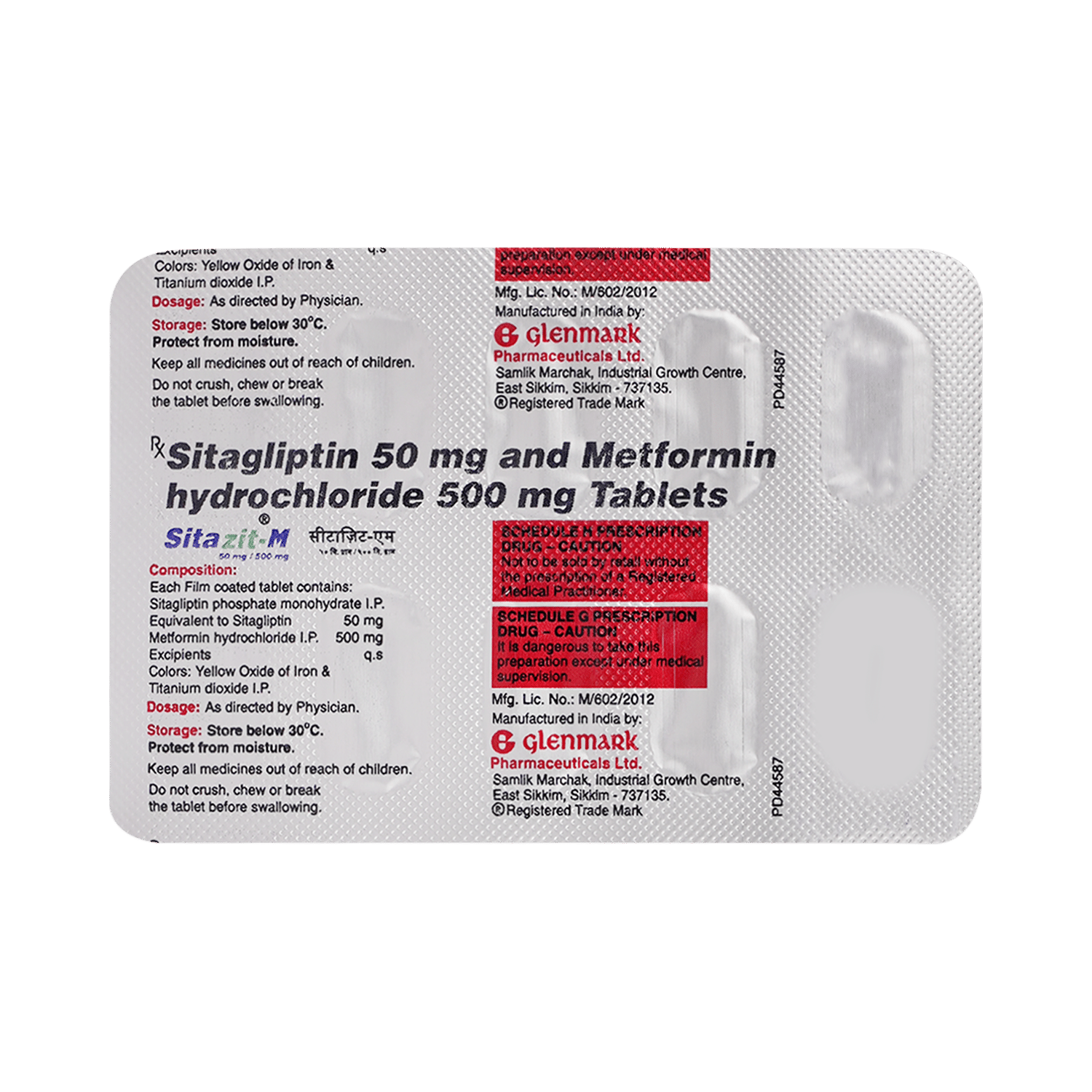 Sitazit-M 50mg/500mg Tablet - Image 6