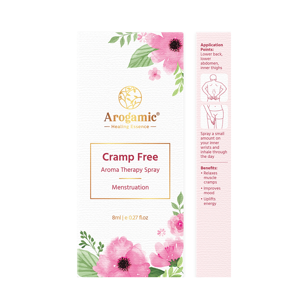 Arogamic Cramp Free Aroma Therapy Spray (8ml Each) - Image 3