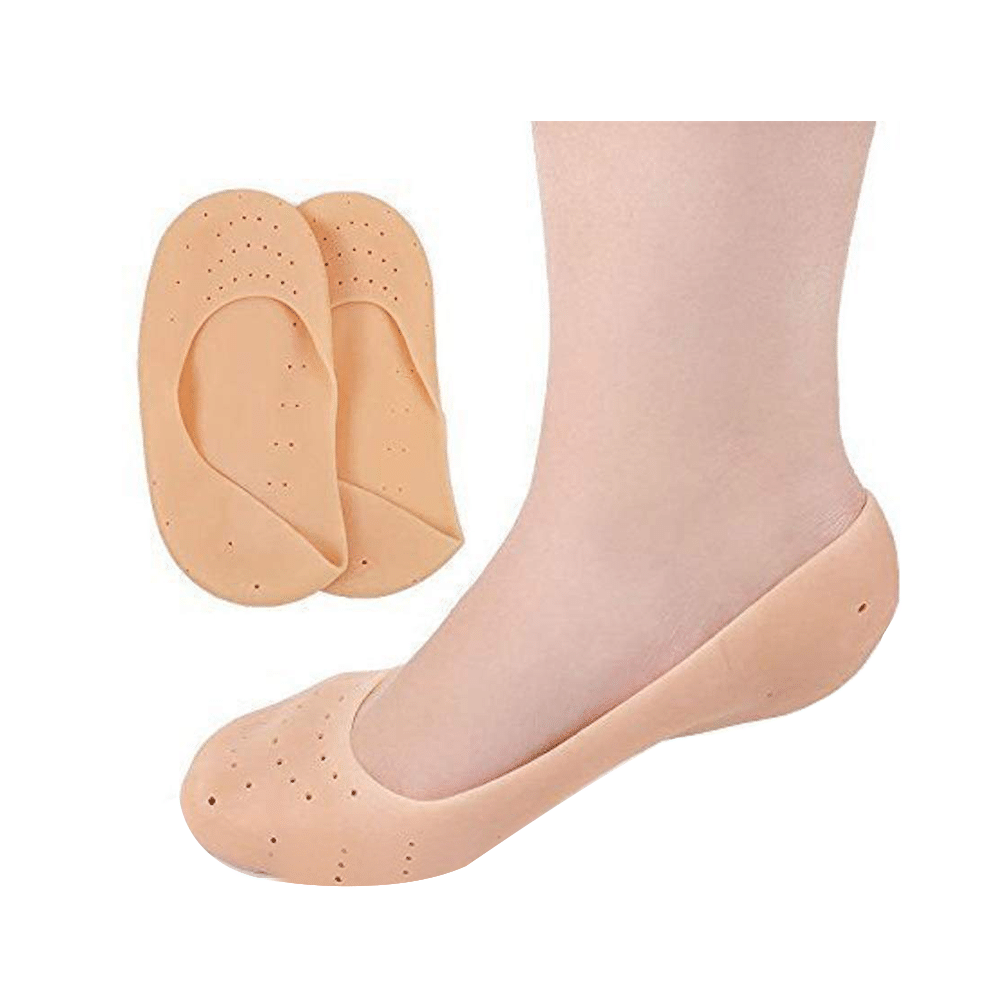 Dee Sons Anti Crack Full Length Silicone Foot Protector Moisturizing Socks - Image 1