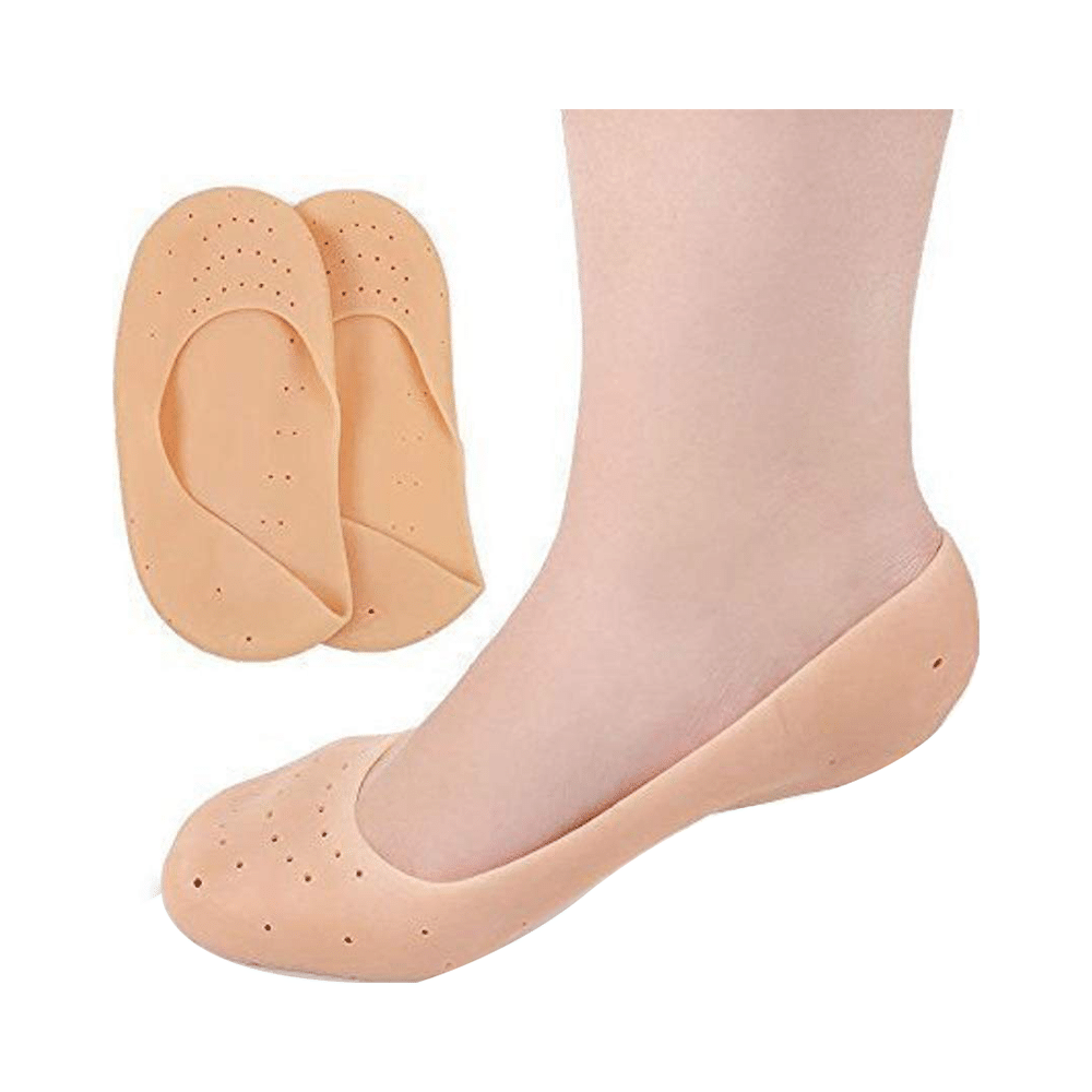 Dee Sons Anti Crack Full Length Silicone Foot Protector Moisturizing Socks - Image 2