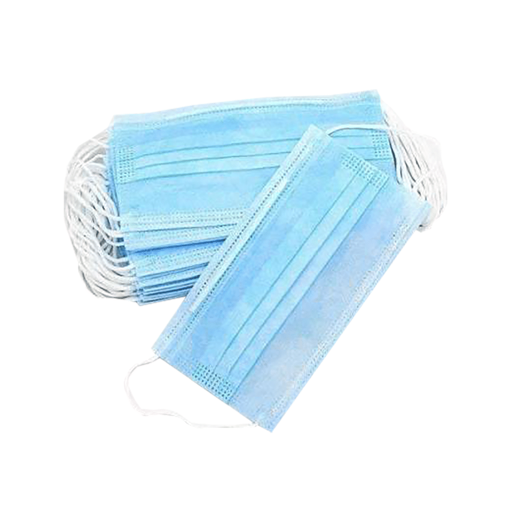 Medi Karma 3Ply Face Mask Free Size Medical Blue - Image 2