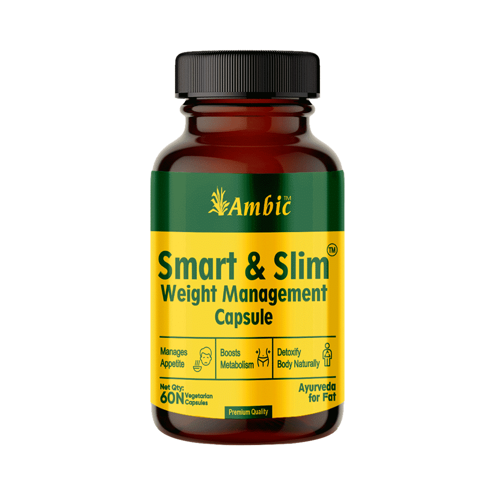 Ambic Smart & Slim Vegetarian Capsule (60 Each) - Image 1