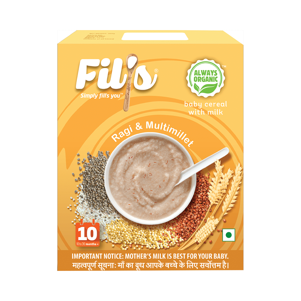 Fil's Baby Cereal with Milk (10 to 36 Months+) Ragi & Multimillet - Image 1