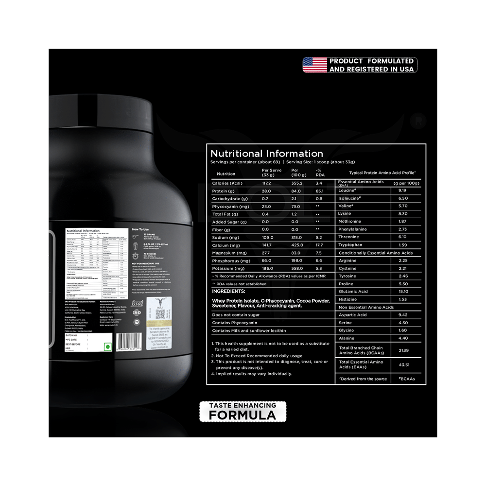 Bolt Whey Isolate Powder Piedmont Chocolate - Image 5