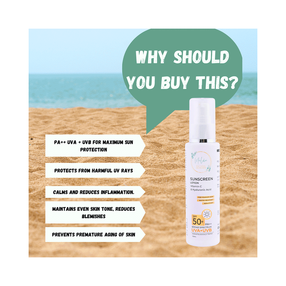 Muloha Sunscreen Lotion Vitamin C & Hyaluronic Acid - Image 12