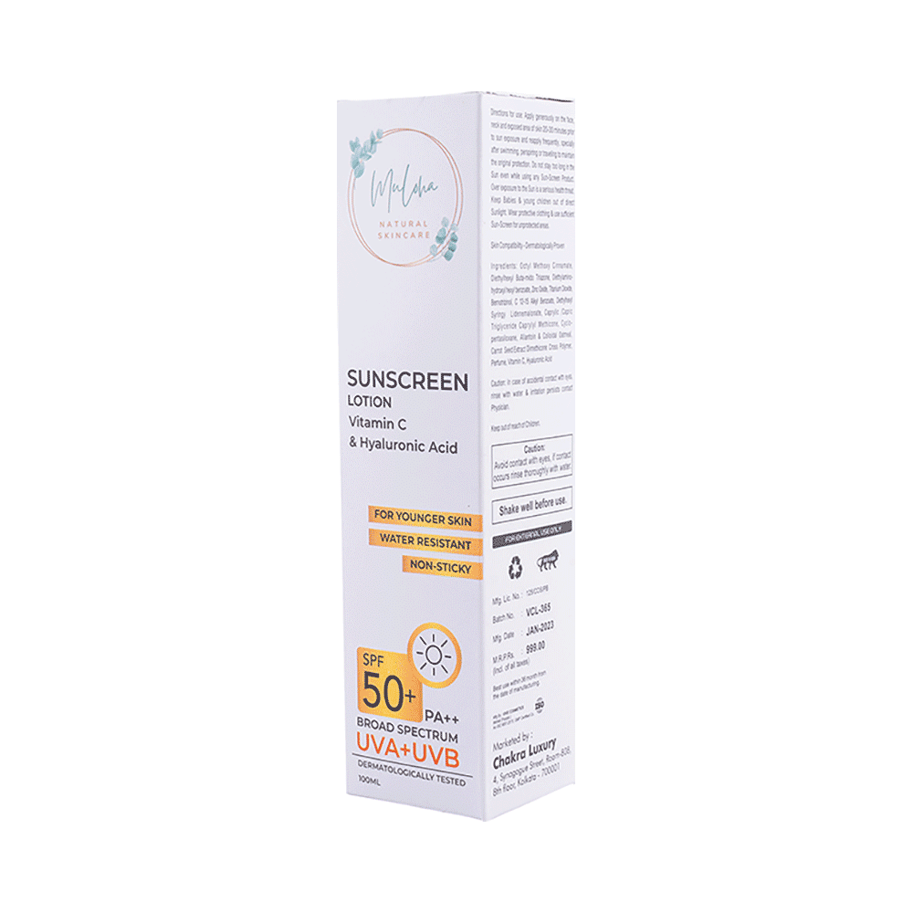 Muloha Sunscreen Lotion Vitamin C & Hyaluronic Acid - Image 11
