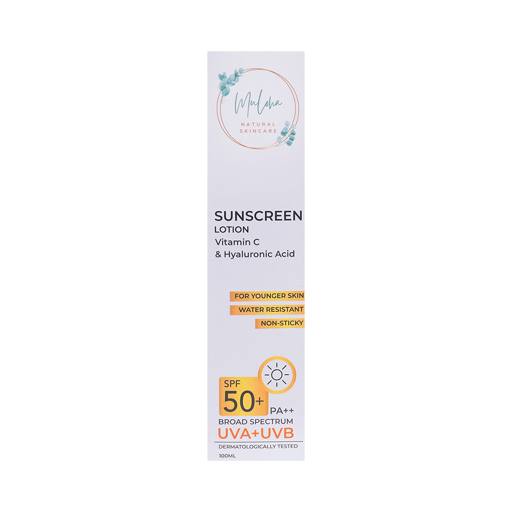 Muloha Sunscreen Lotion Vitamin C & Hyaluronic Acid - Image 3