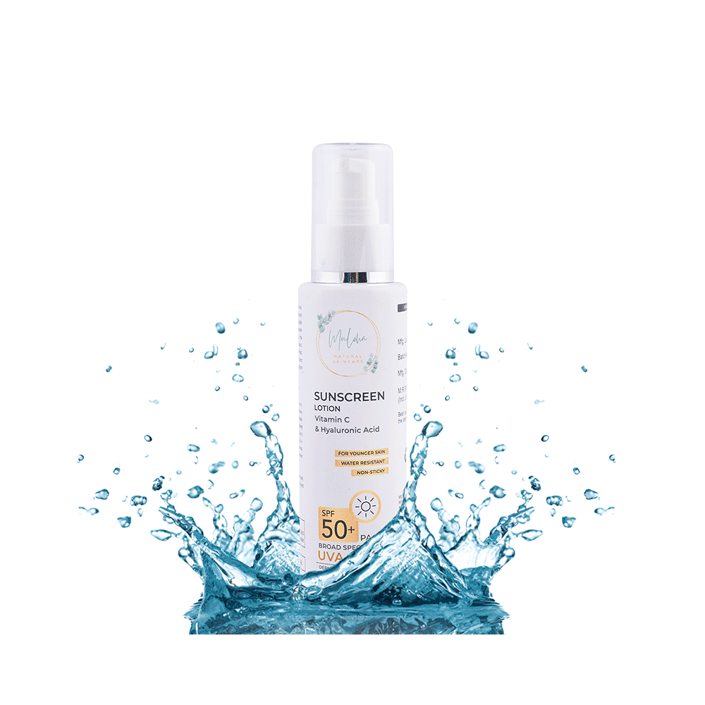 Muloha Sunscreen Lotion Vitamin C & Hyaluronic Acid - Image 6