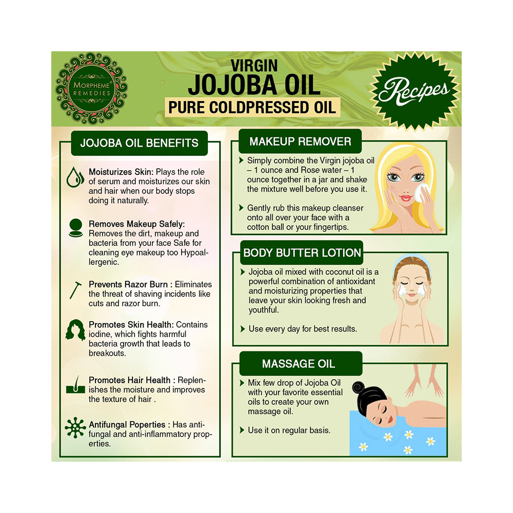 Morpheme Virgin Jojoba Pure Coldpressed Oil - Image 5