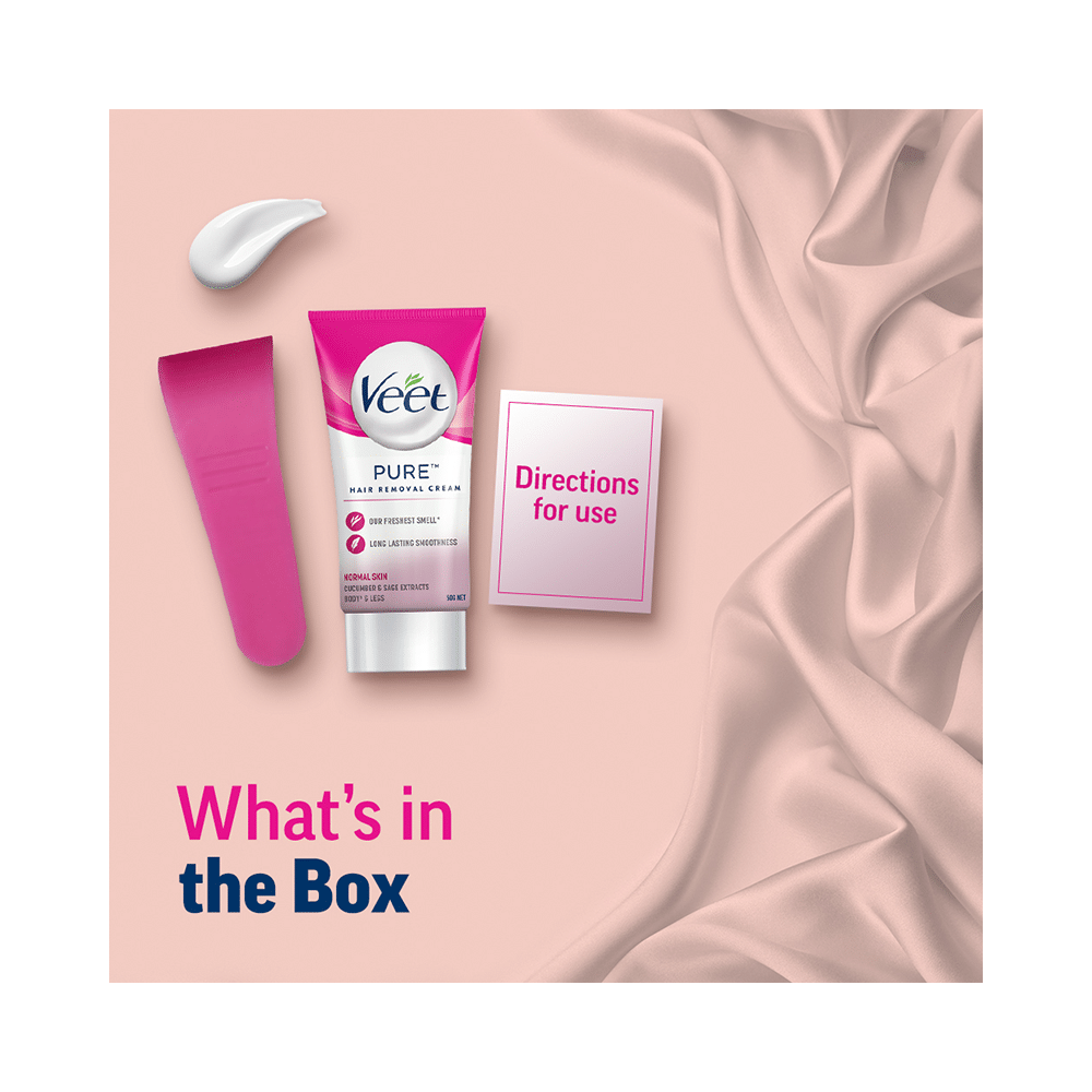 Veet Pure Hair Removal Cream for Women | No Ammonia Smell | For Normal Skin - Image 11