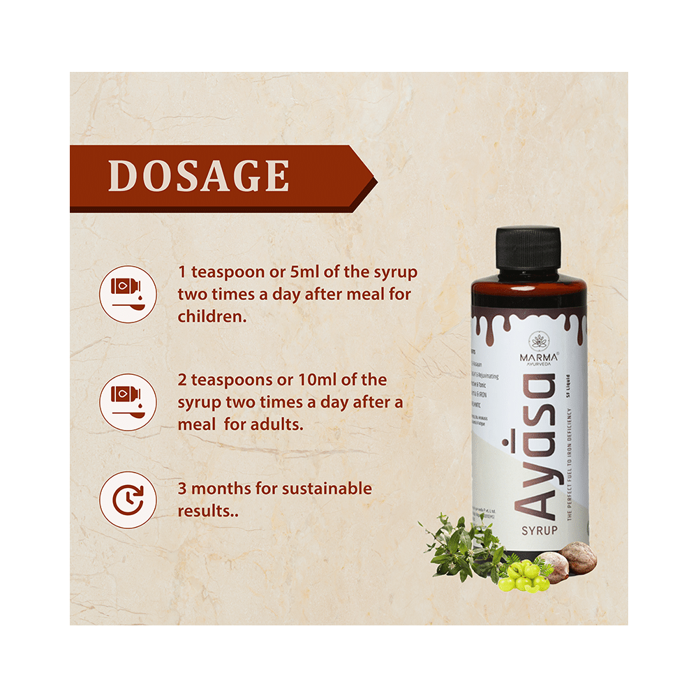 Marma Ayurveda Ayasa Syrup Sugar Free - Image 4