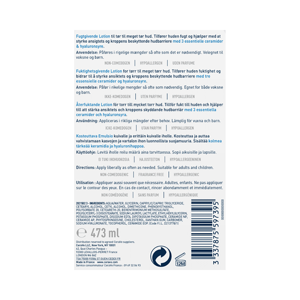 CeraVe Moisturising Lotion for Dry to Very Dry Skin - Image 3