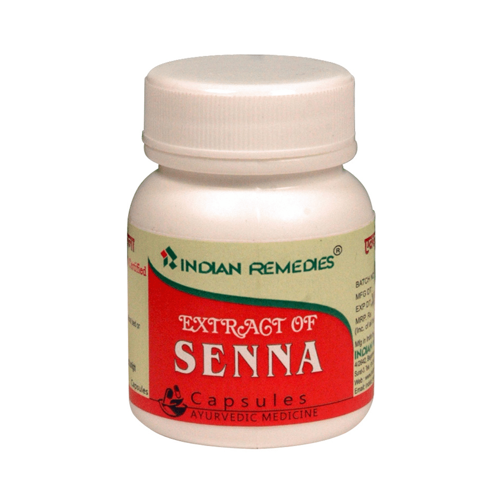Indian Remedies Extract of Senna Capsule