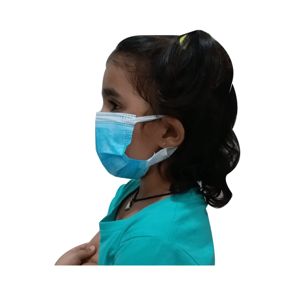 Fine Morning Pharma Kids Safe X Disposable 3 Ply Surgical Face Mask for Children with Nose Pin & Soft Ear Loops - Image 6