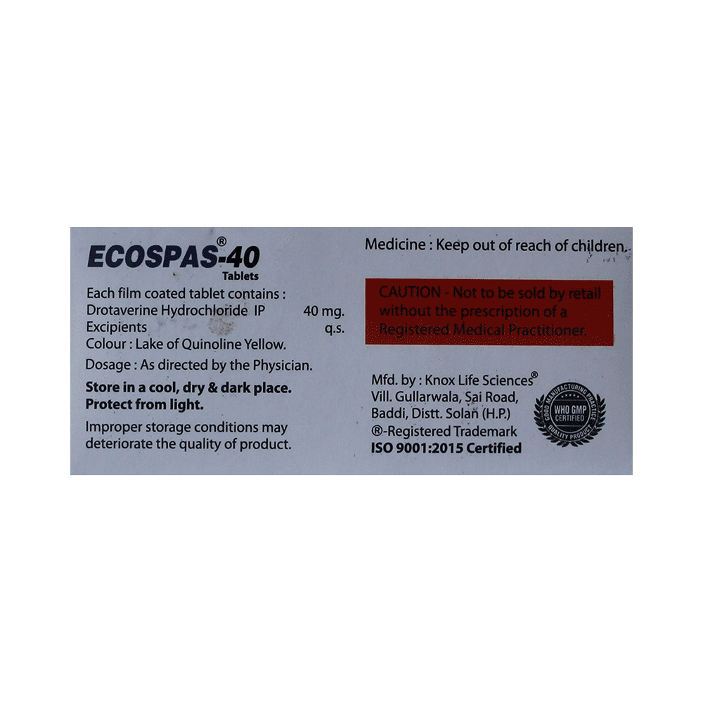 Ecospas 40 Tablet - Image 2
