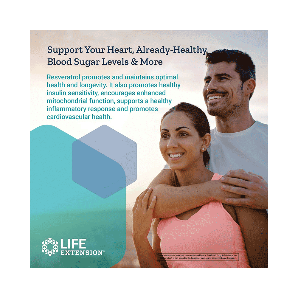 Life Extension Optimized Resveratrol Elite Vegetarian Capsules - Image 7