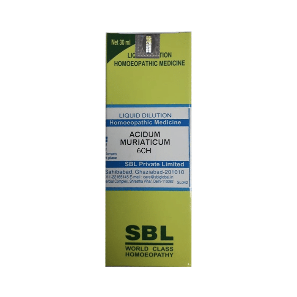 SBL Acidum Muriaticum Dilution 6 CH - Image 1