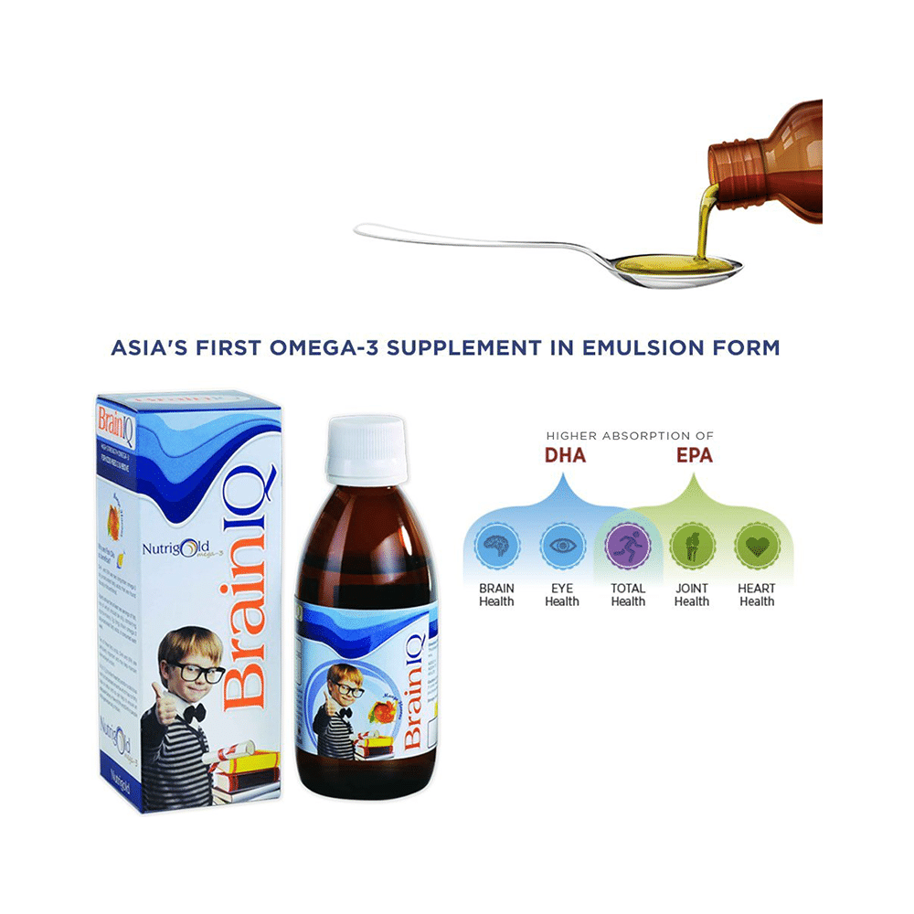 Brainiq Syrup | High Strength Omega-3 for Kids Aged 2 & Above - Image 5