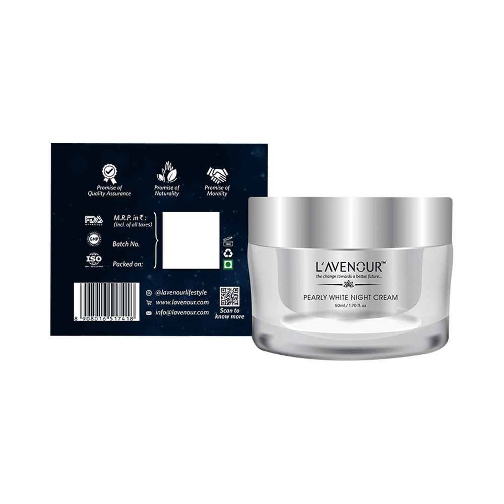 L'avenour Pearly White Night Cream(50ml Each) - Image 2