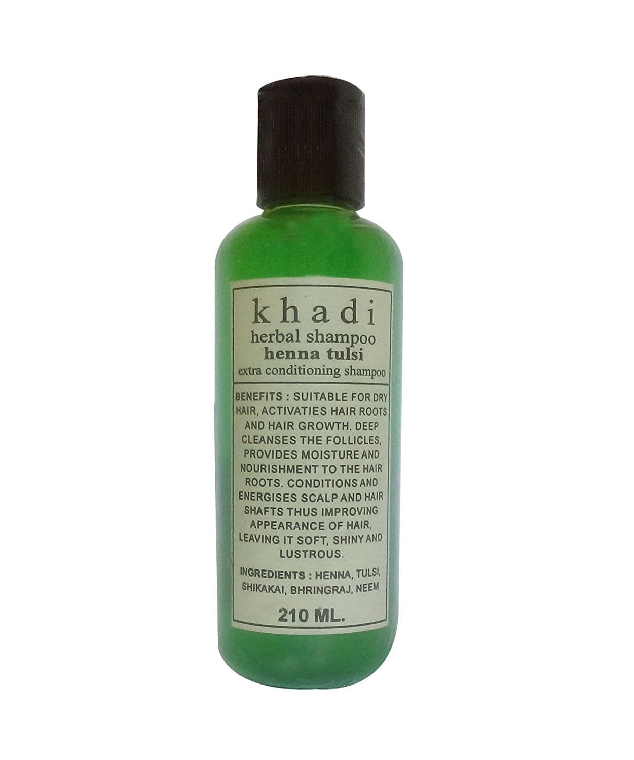 Khadi Herbal Henna Tulsi Extra Conditioning Shampoo - Image 1