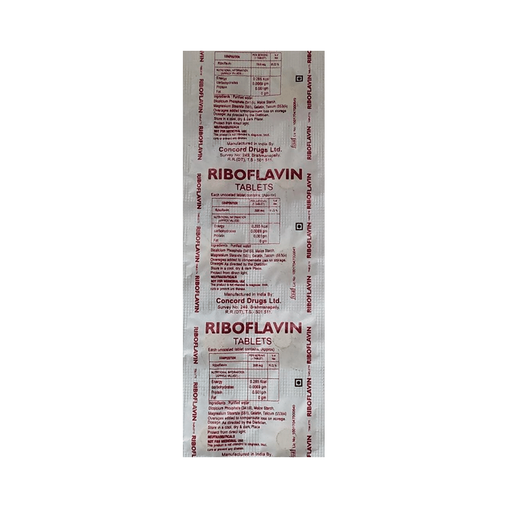 Riboflavin Tablet - Image 1
