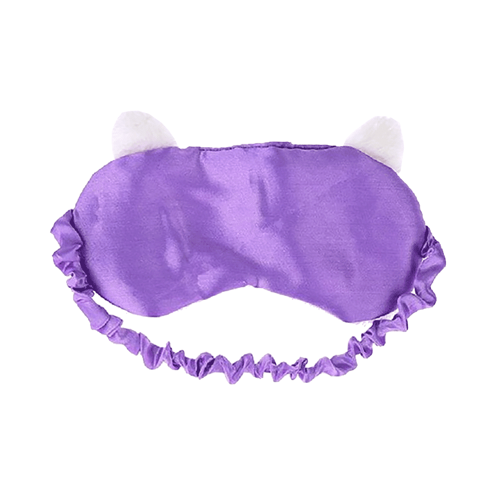 Jenna Sleeping Eye Mask for Insomnia, Meditation, Puffy Eyes and Dark Circles Unicorn Purple - Image 2