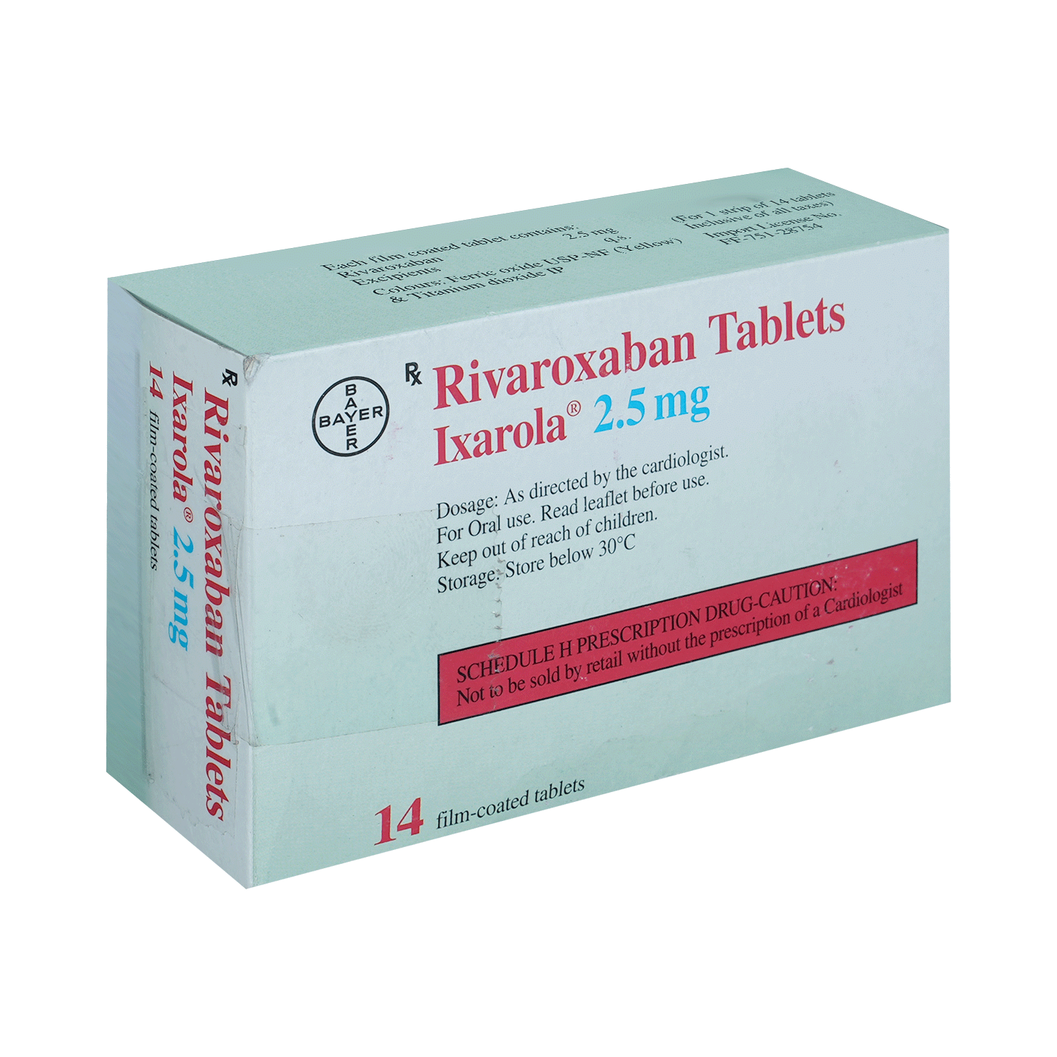 Ixarola 2.5mg Tablet - Image 3