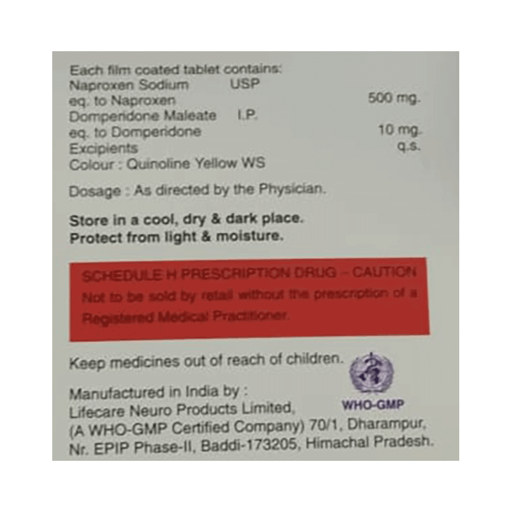Tisnap 500 Tablet - Image 2