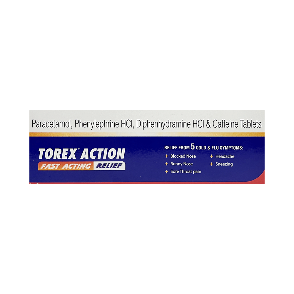 Torex Action Fast Acting Relief  Tablet