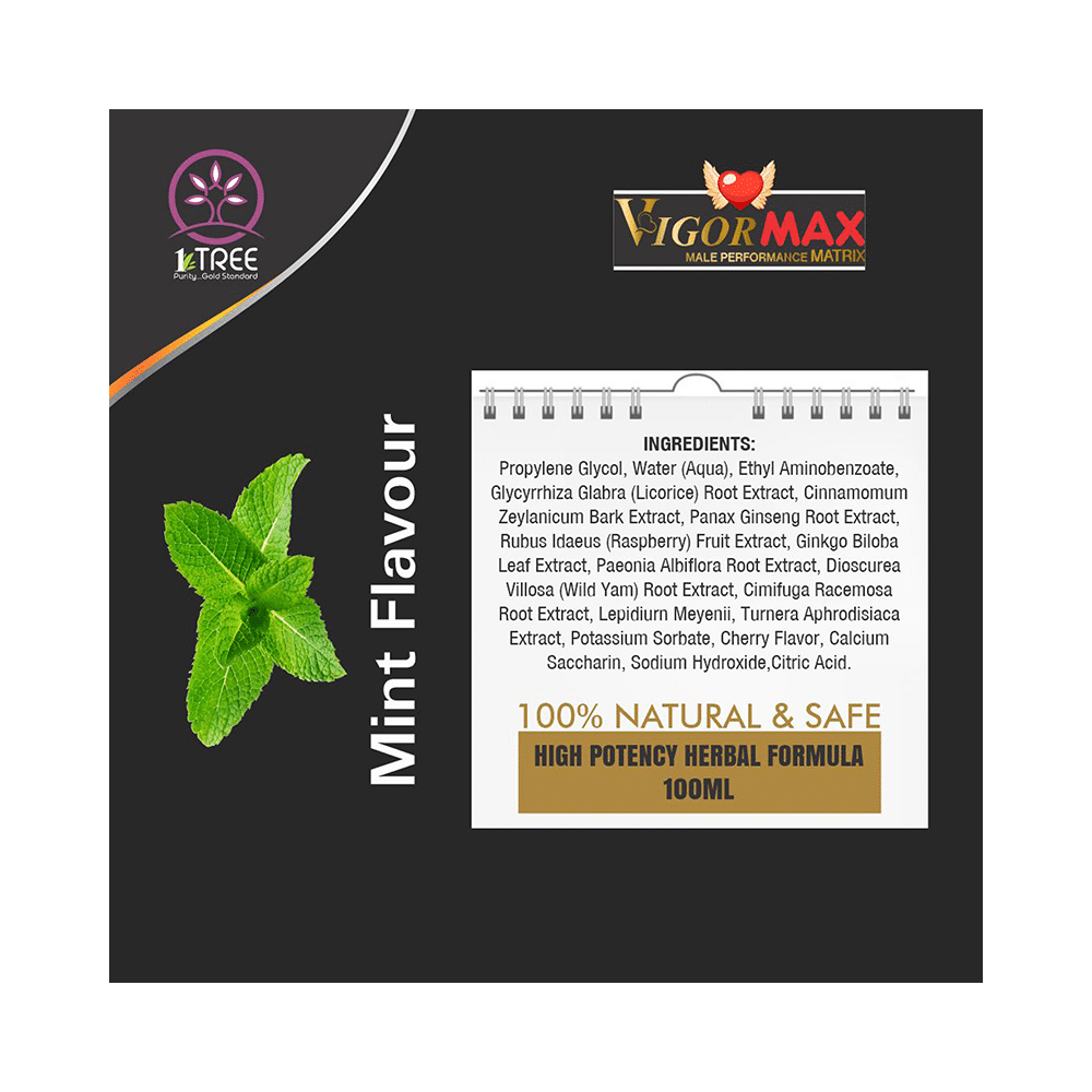 1 Tree Combo Pack of Vigor Max Sachet (8), Vigor Max Spray (100ml) & Vigor Max Pleasure Gel (100ml) - Image 6