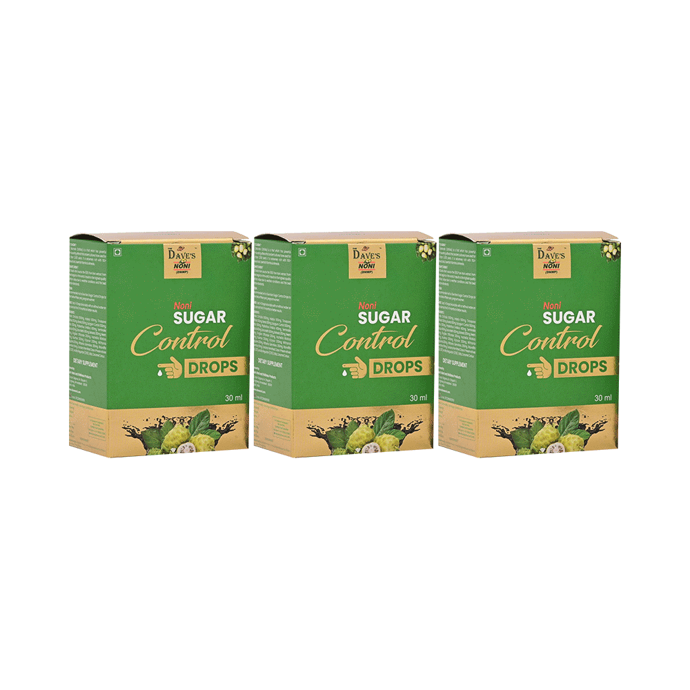 The Dave's Noni Sugar Control Drops (30ml Each) - Image 1