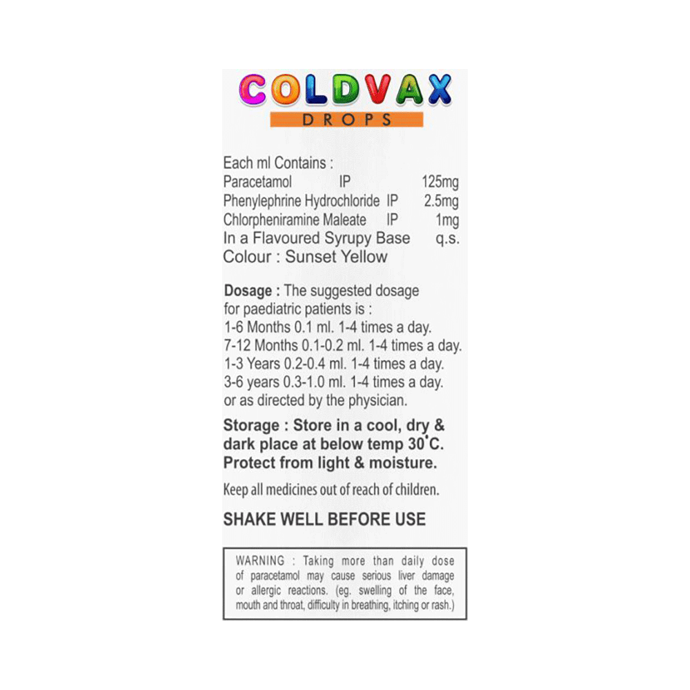 Coldvax Oral Drops Strawberry - Image 2
