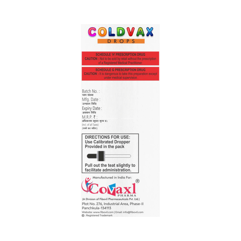 Coldvax Oral Drops Strawberry - Image 3