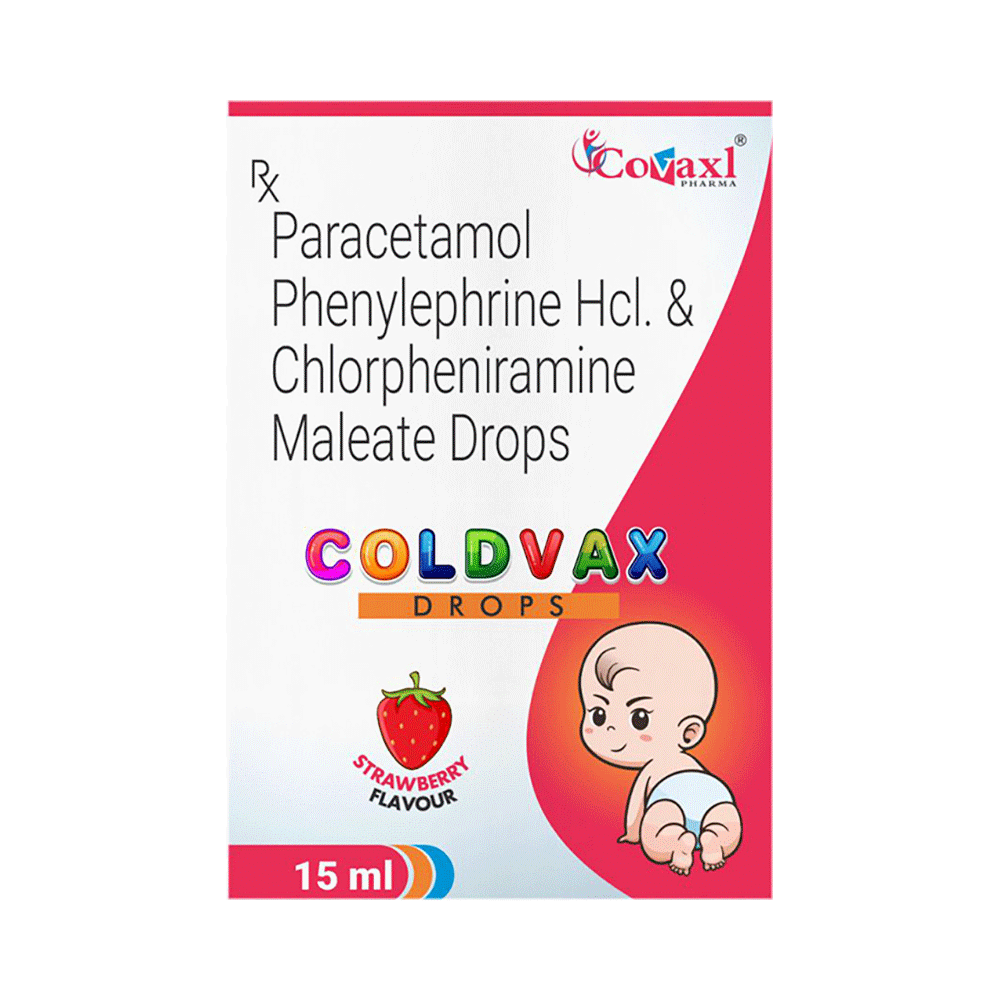Coldvax Oral Drops Strawberry