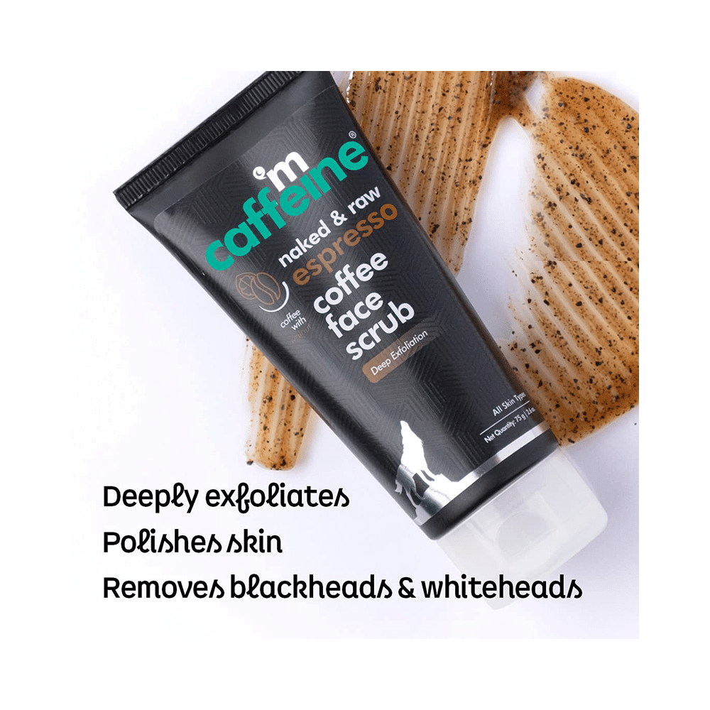mCaffeine Combo Pack of Coffee Face Wash (75ml) & Espresso Face Scrub (75gm) - Image 4