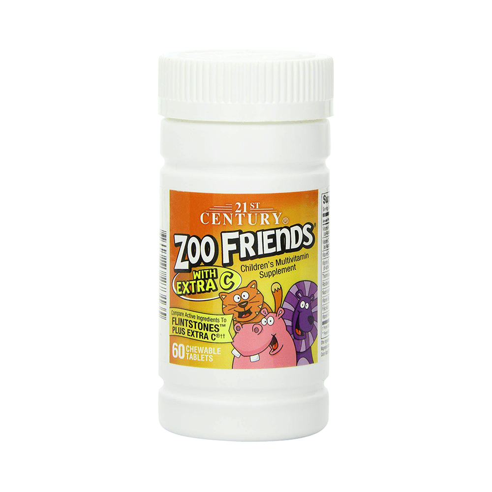 21st Century Zoo Friends with Extra C Children's Multivitamin Chewable Tablet - Image 1