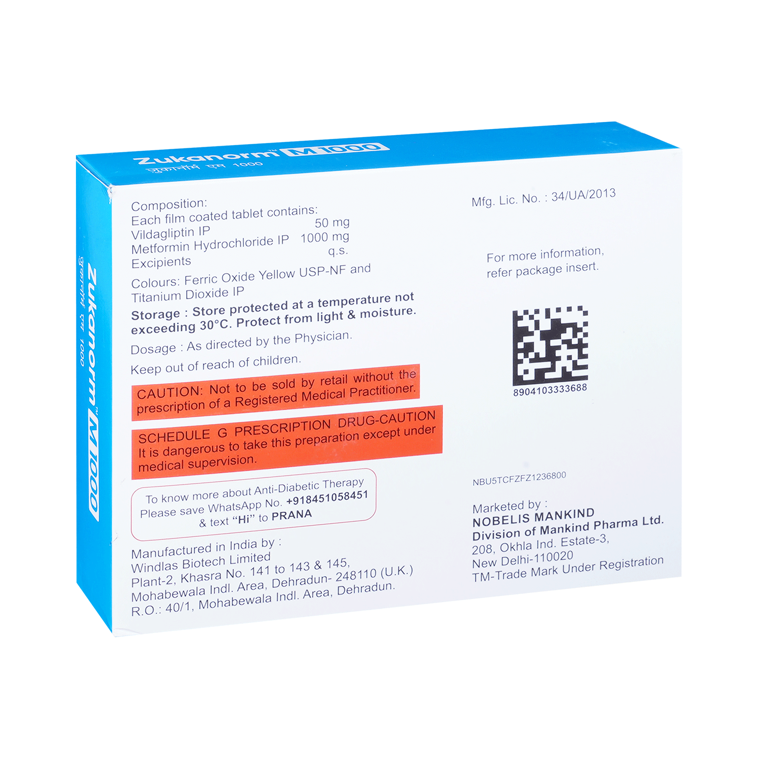 Zukanorm M 1000 Tablet - Image 3