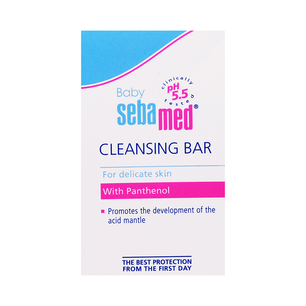 Sebamed Baby Cleansing Bar with Panthenol & 5.5 pH | For Delicate Skin - Image 3