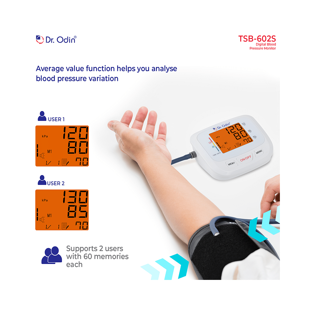 Dr. Odin TSB 602S Blood Pressure Monitor - Image 3