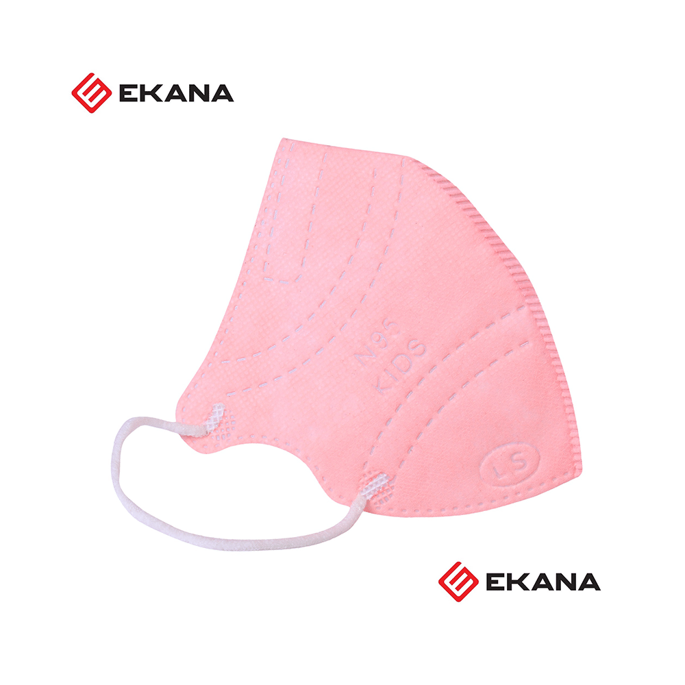 Ekana Kids N95 Mask Orange, Blue, Pink - Image 4