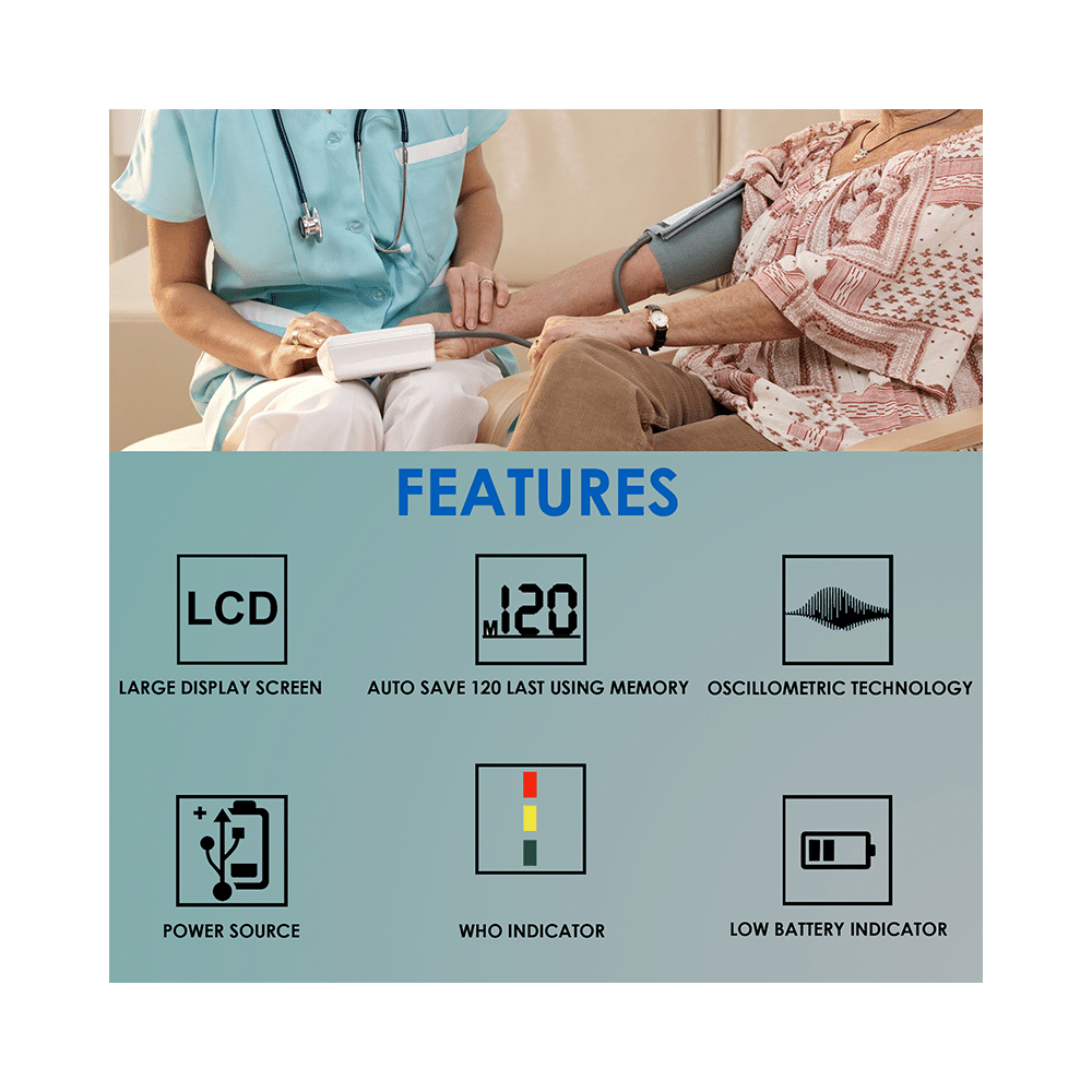 Equinox Digital Blood Pressure Monitor EQ-BP-108 - Image 3
