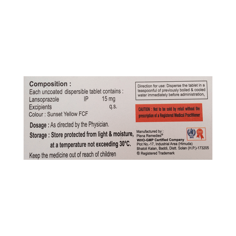 Lanzofine 15 Orally Disintegrating Tablet - Image 2